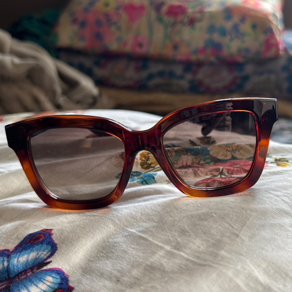 Brown Oversized Square Sunglasses